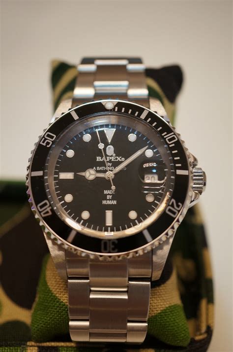 bathing ape rolex|bapex rolex watch.